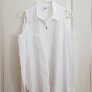Calvin Klein button up.. Peek a boo shoulder